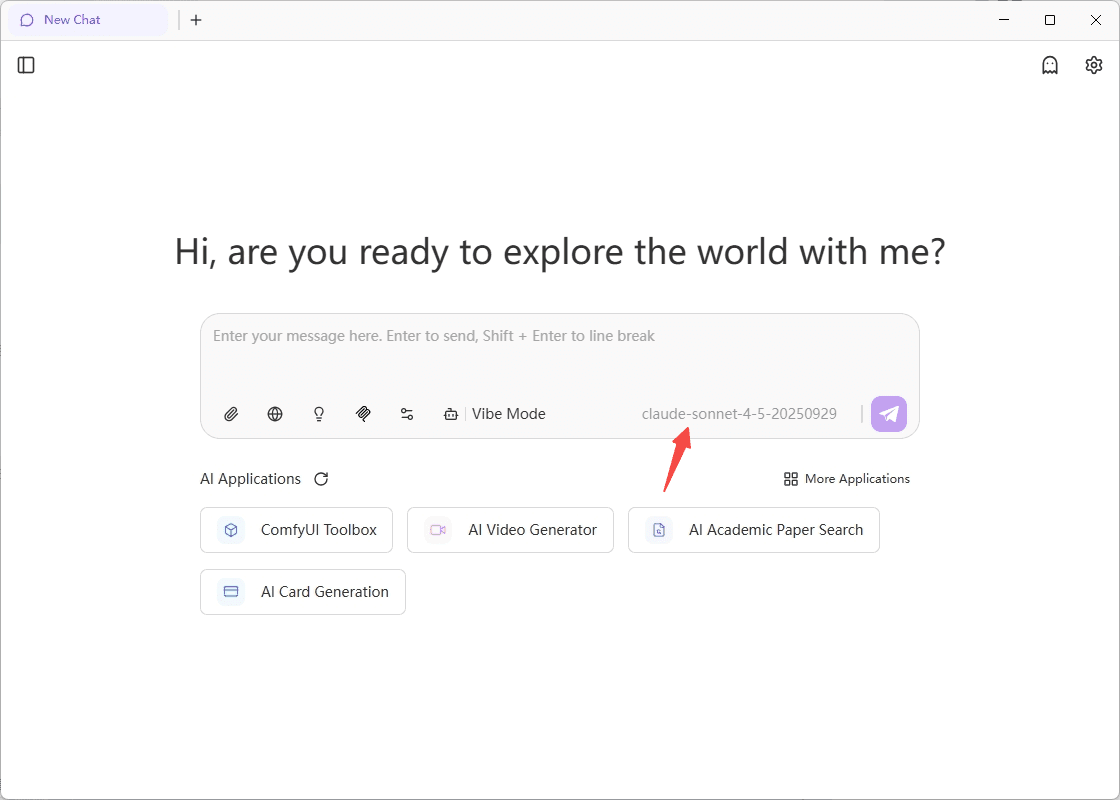 Model Selector Button
