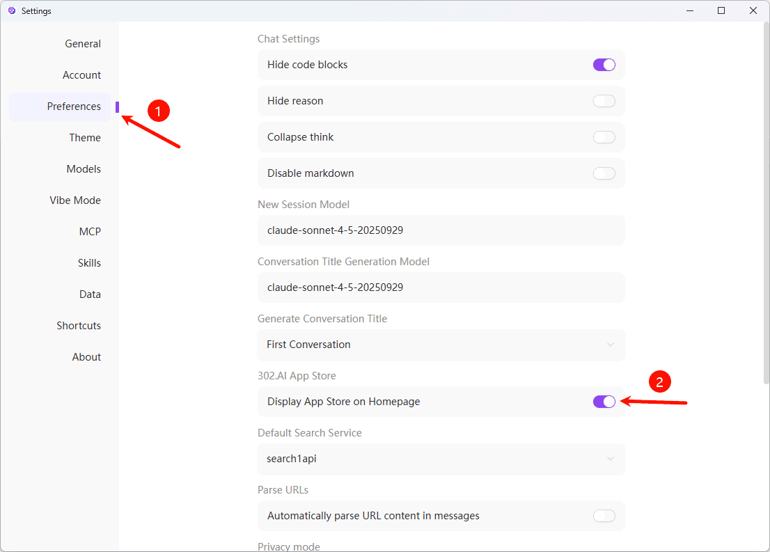 Enable Marketplace Option